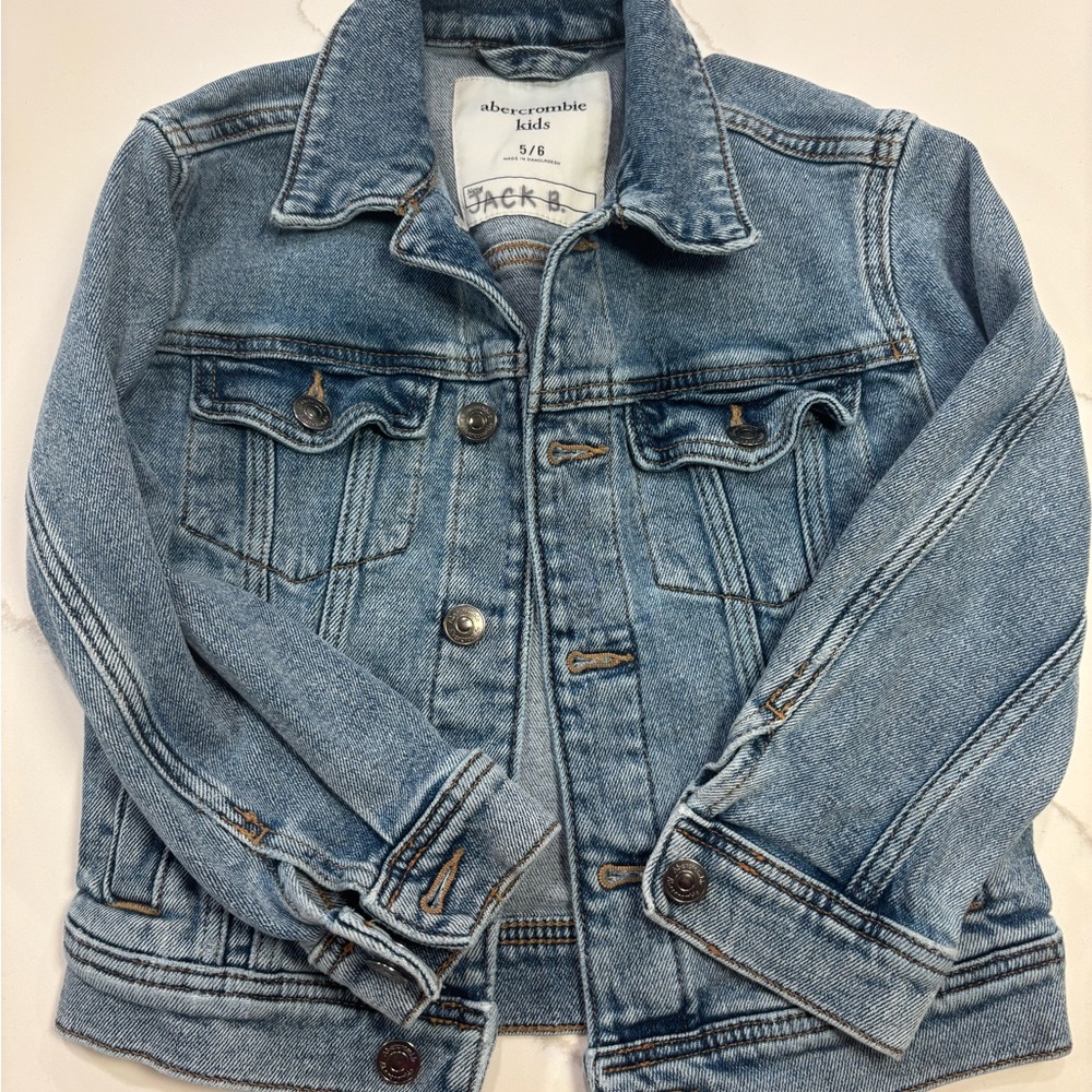 Abercrombie Kids Denim and Olive Jacket Set - Picture 4 of 6
